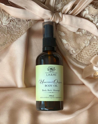 Unscented Organic Body Oil